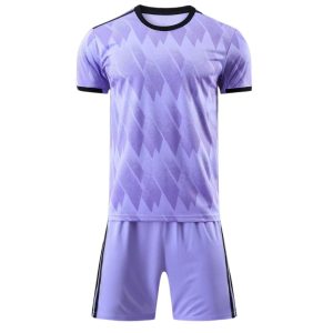 Galactico Purple SS Complete Soccer Uniform Kit