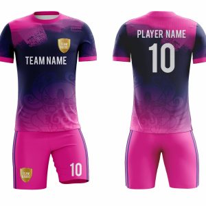 SB 1014 Pink/Navy Custom Sublimated Soccer Jersey for Adult & Youth - Unisex