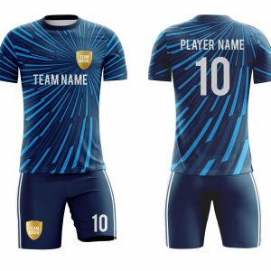SB 1032 Blue Custom Sublimated Soccer Jersey for Adult & Youth - Unisex