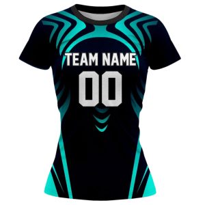 VJ101 Black Custom Volleyball Jersey for Adult & Youth - Unisex